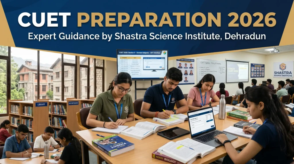 CUET Preparation 2026: Complete Strategy, Study Plan & Success Tips | Shastra Science Institute Dehradun cuet