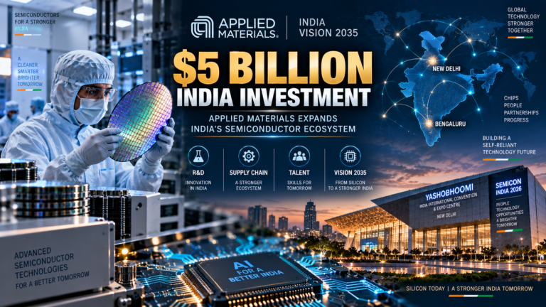 Applied Materials $5 billion India semiconductor investment and India Vision 2035