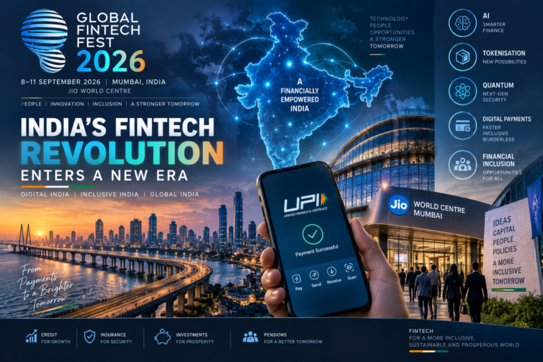 Global Fintech Fest 2026 in Mumbai highlighting UPI, AI and India's fintech revolution